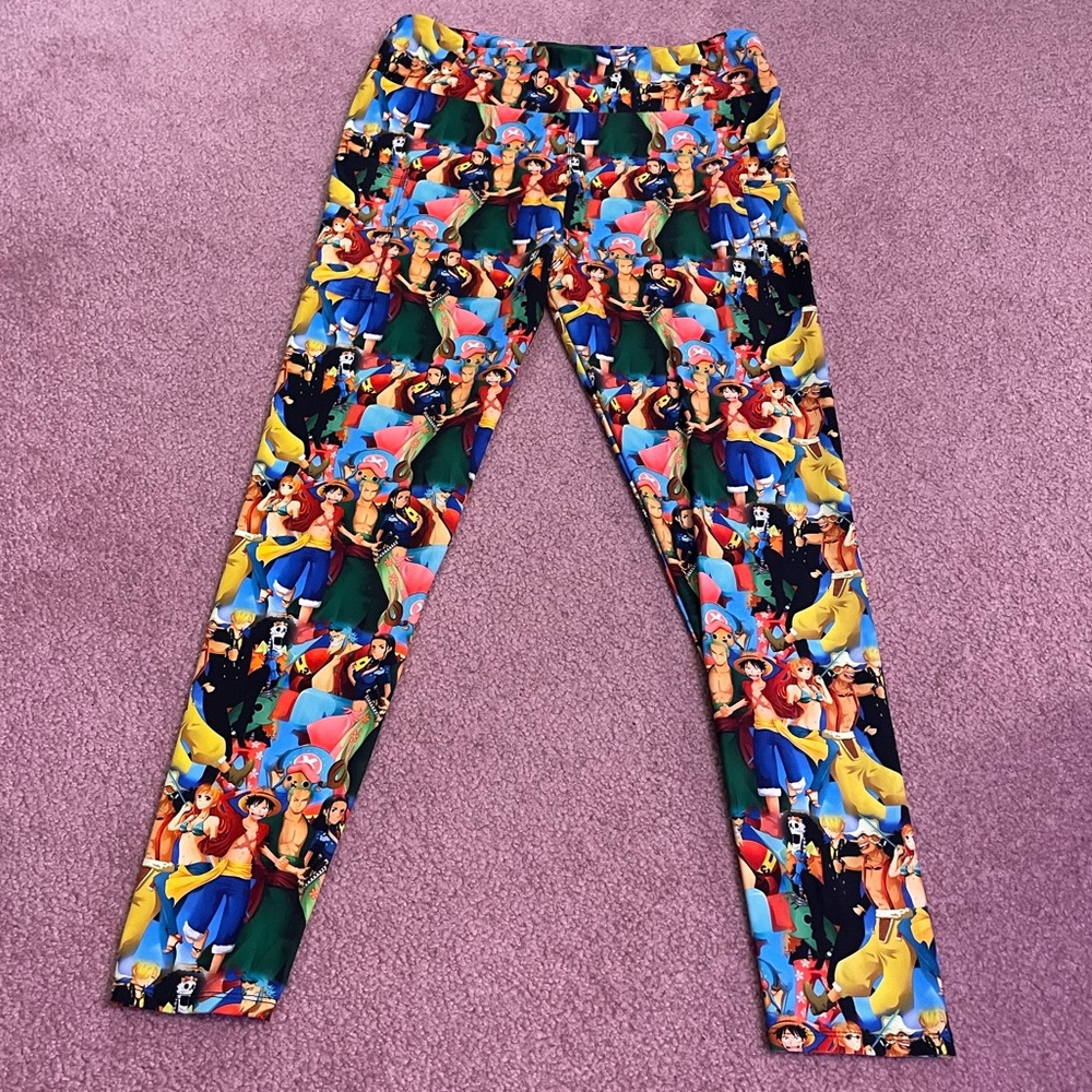 One Piece Print Leggings with pockets
